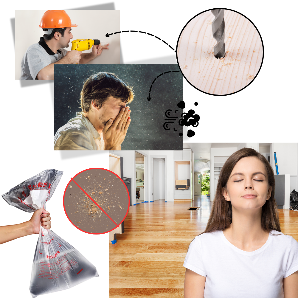 Waterproof Drill Dust Collector Bags - Ozerty